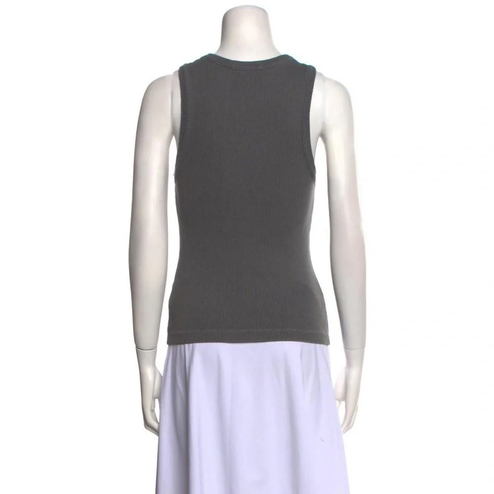 agolde - ribbed scoop neck tank